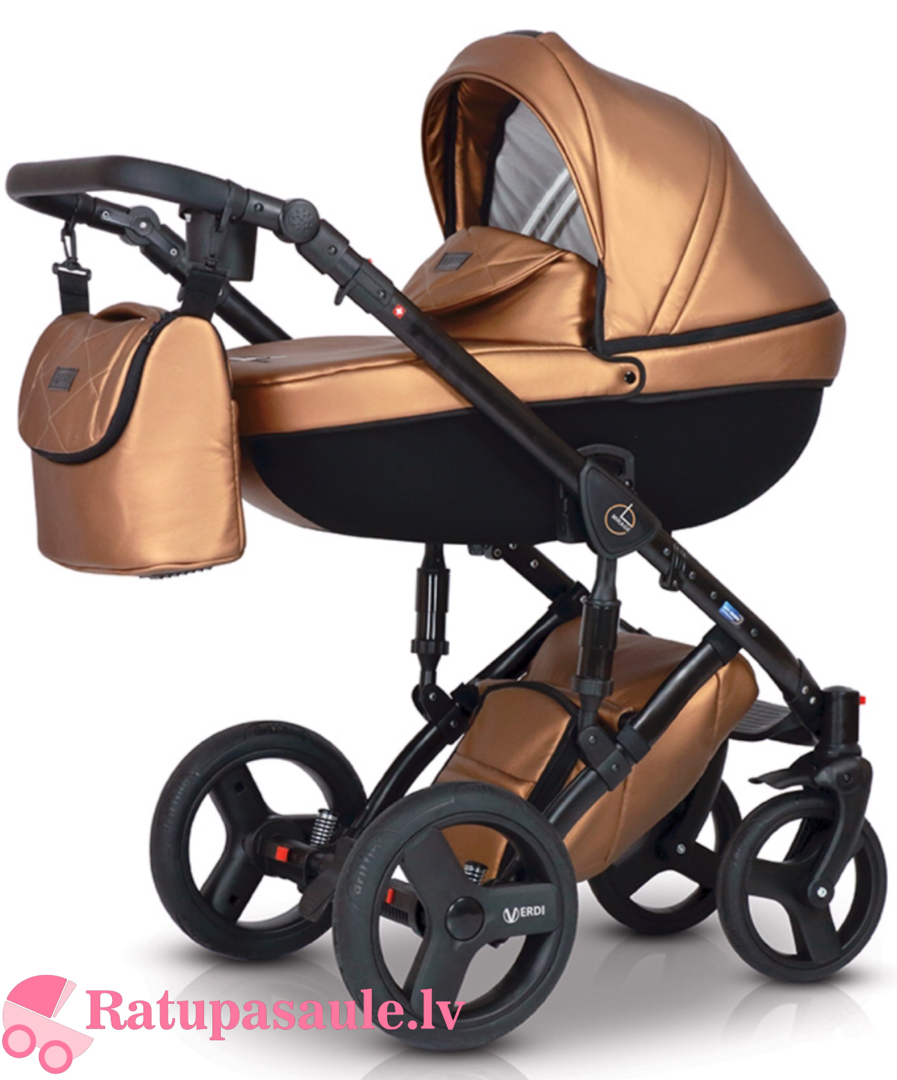 Verdi Mirage gold bērnu rati